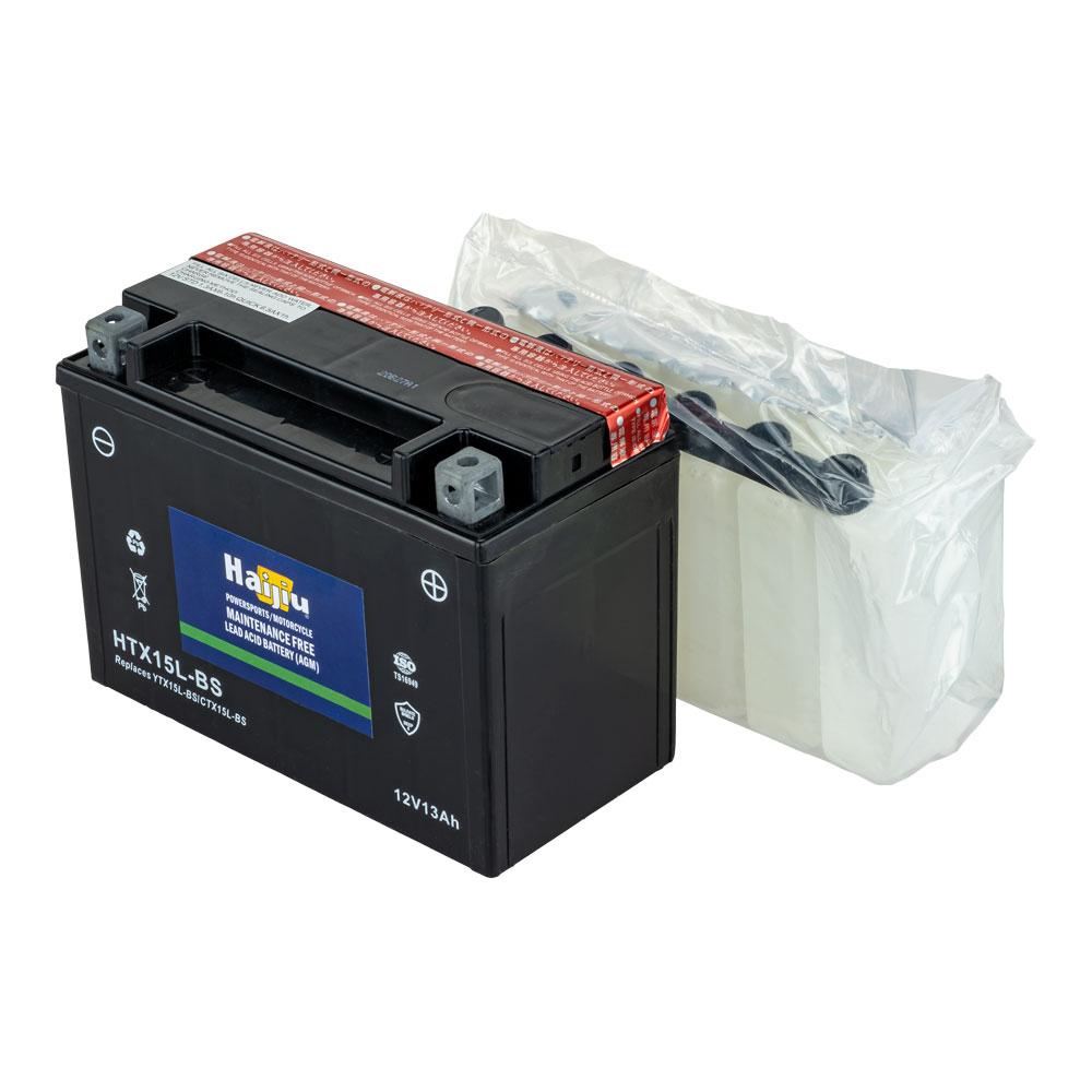 HAIJIIU HTX15L-BS BATTERY 12V MF  14Ah