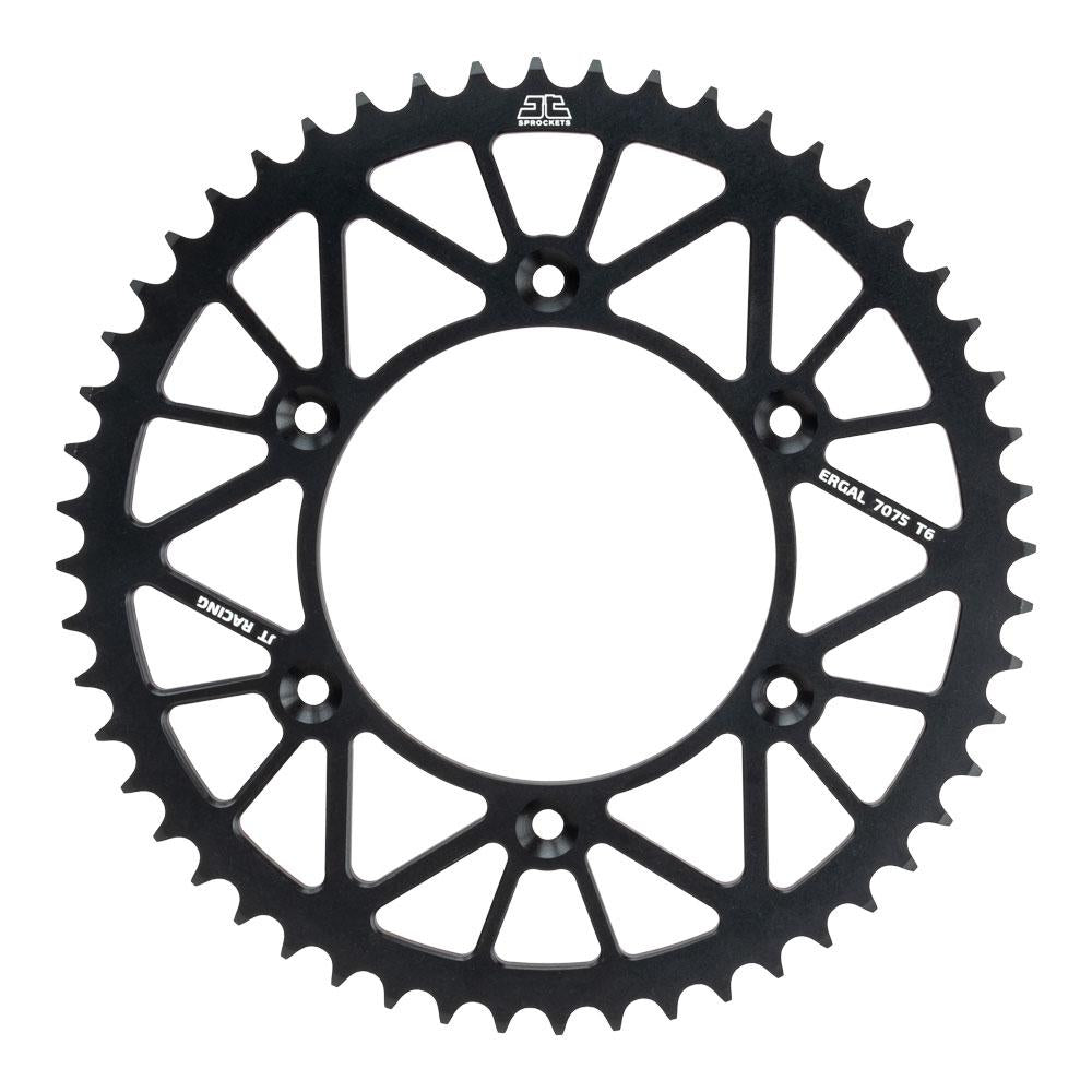 JT ALLOY RACELITE SPROCKET - 48T 520P - BLACK (30-428-48KJ)