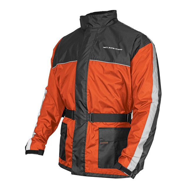 Nelson-Rigg Solo Storm Rain Jacket High Viz Orange/Black Main Image
