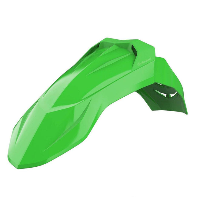 POLISPORT SUPERMOTO SM UNIVERSAL FRONT FENDER - GREEN Hover Image