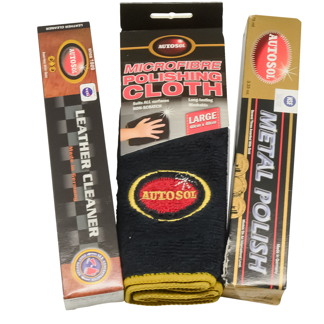 ACP23 - AUTOSOL METAL POLISH/LEATHER CLEANER/CLOTH