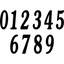 B2A - 170MM KURLY NO. 2 BLACK (10/PKT)