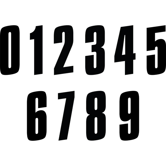 B2B - 200MM SX SLANTED NO. 2 BLACK (10/PKT) Hover Image