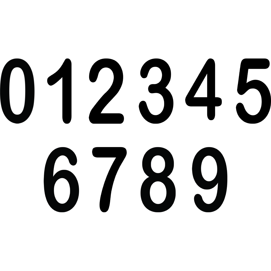 B2D - 150MM ARIAL NO. 2 BLACK (10/PKT)