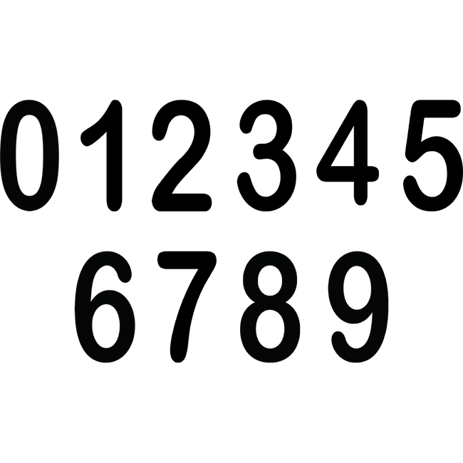 B4D - 150MM ARIAL NO. 4 BLACK (10/PKT) Hover Image