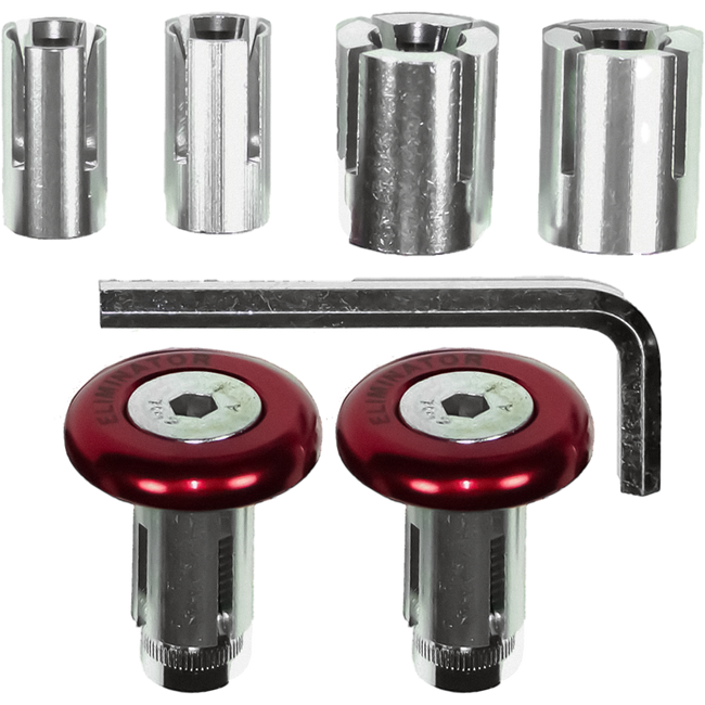 BP18R - BAR END 30MM 3 IN 1 ELIMINATOR RED Hover Image