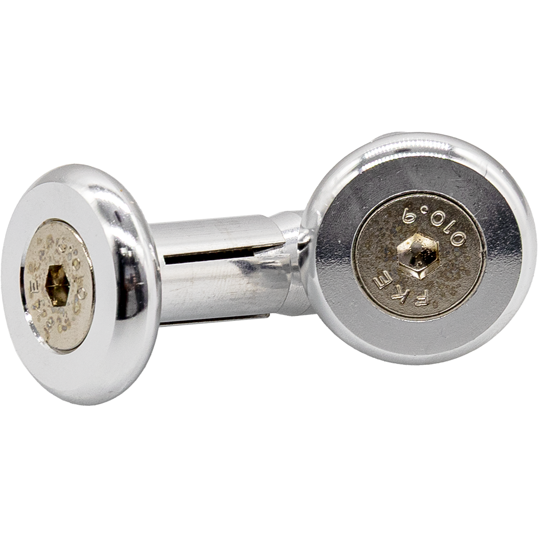 BP20S - BAR END 30MM 2 IN 1  SILVER