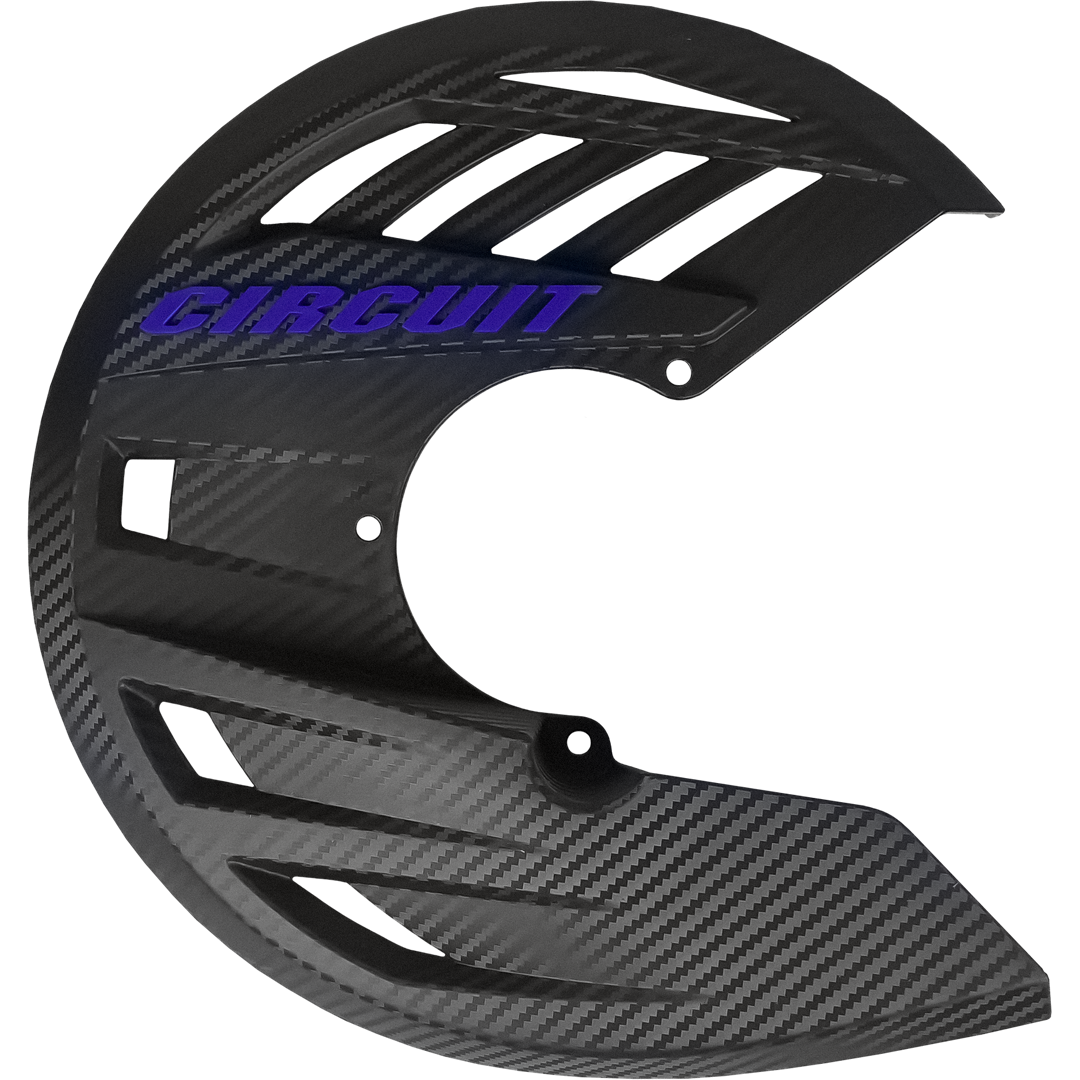 DC2BL - CIRCUIT DISC COVER CARBON/BLUE