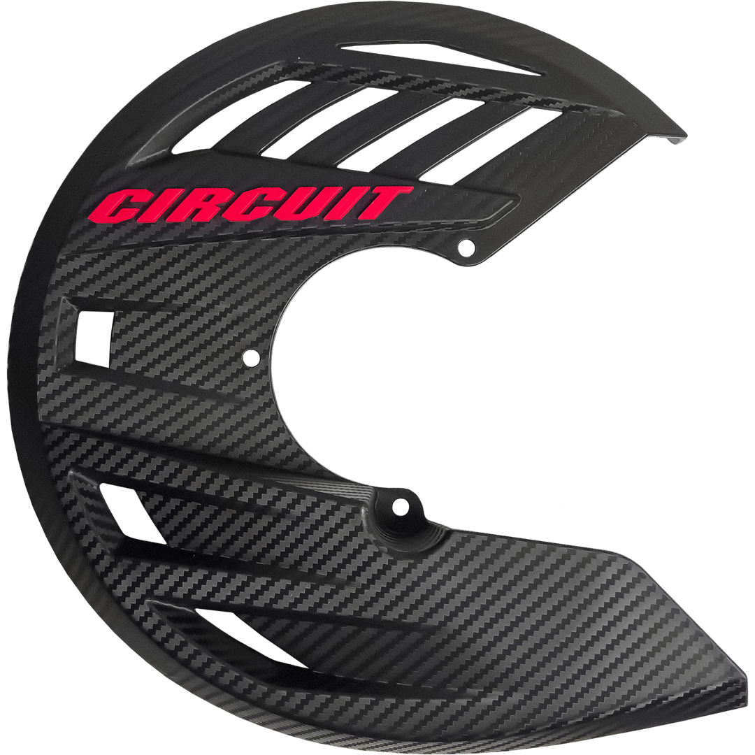 DC2R - CIRCUIT DISC COVER CARBON/RED