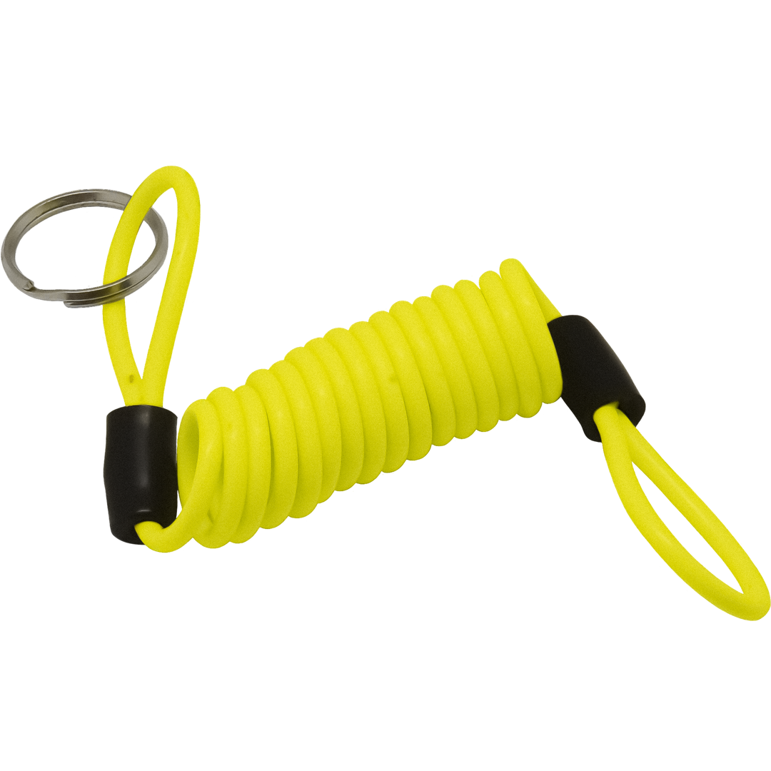 DLC14 - CABLE LOCK SPIRAL SAFETY  4MM x 1500MM