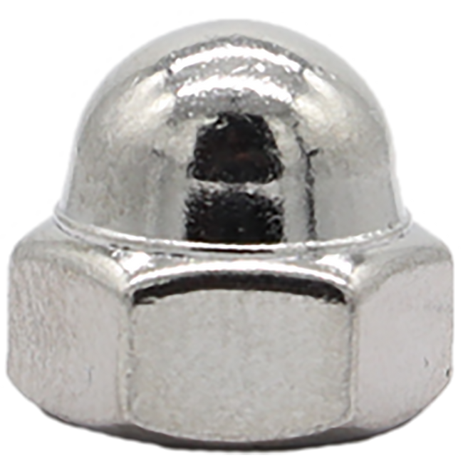 DNC6 - DOME NUT CHROME 6MM (10/BAG) Hover Image