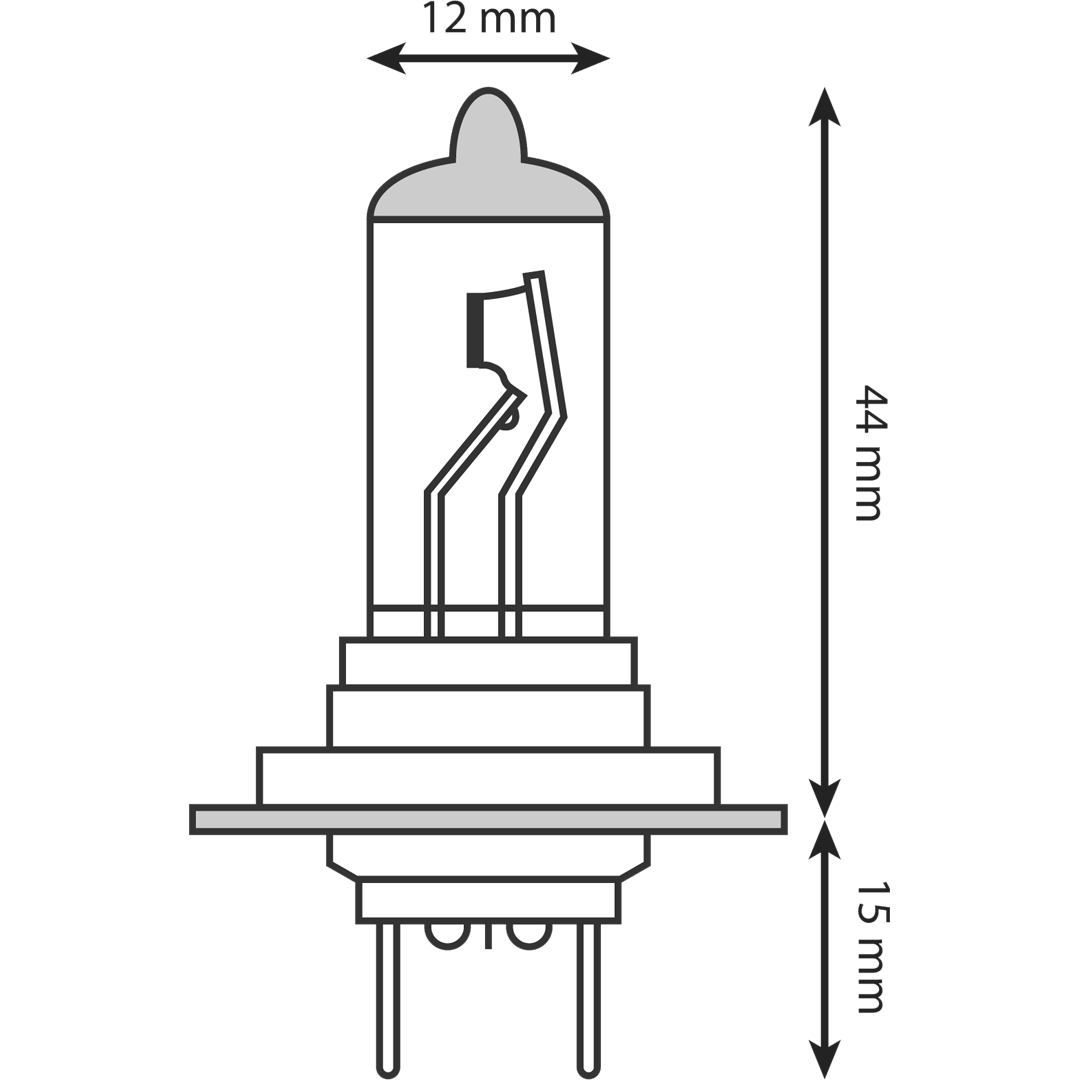 EH700 - HALOGEN 12V 55W H7 BULB