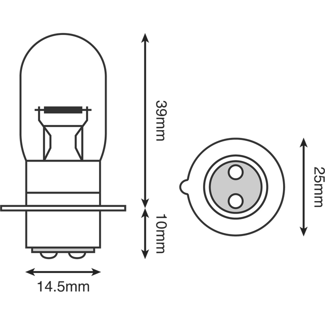 EH701 - HALOGEN 12V 35/35 H6 1 PIN BULB Hover Image