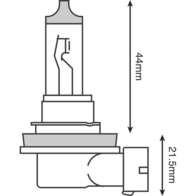 EH702 - HALOGEN 12V 35W H8 90 DEG BULB Hover Image