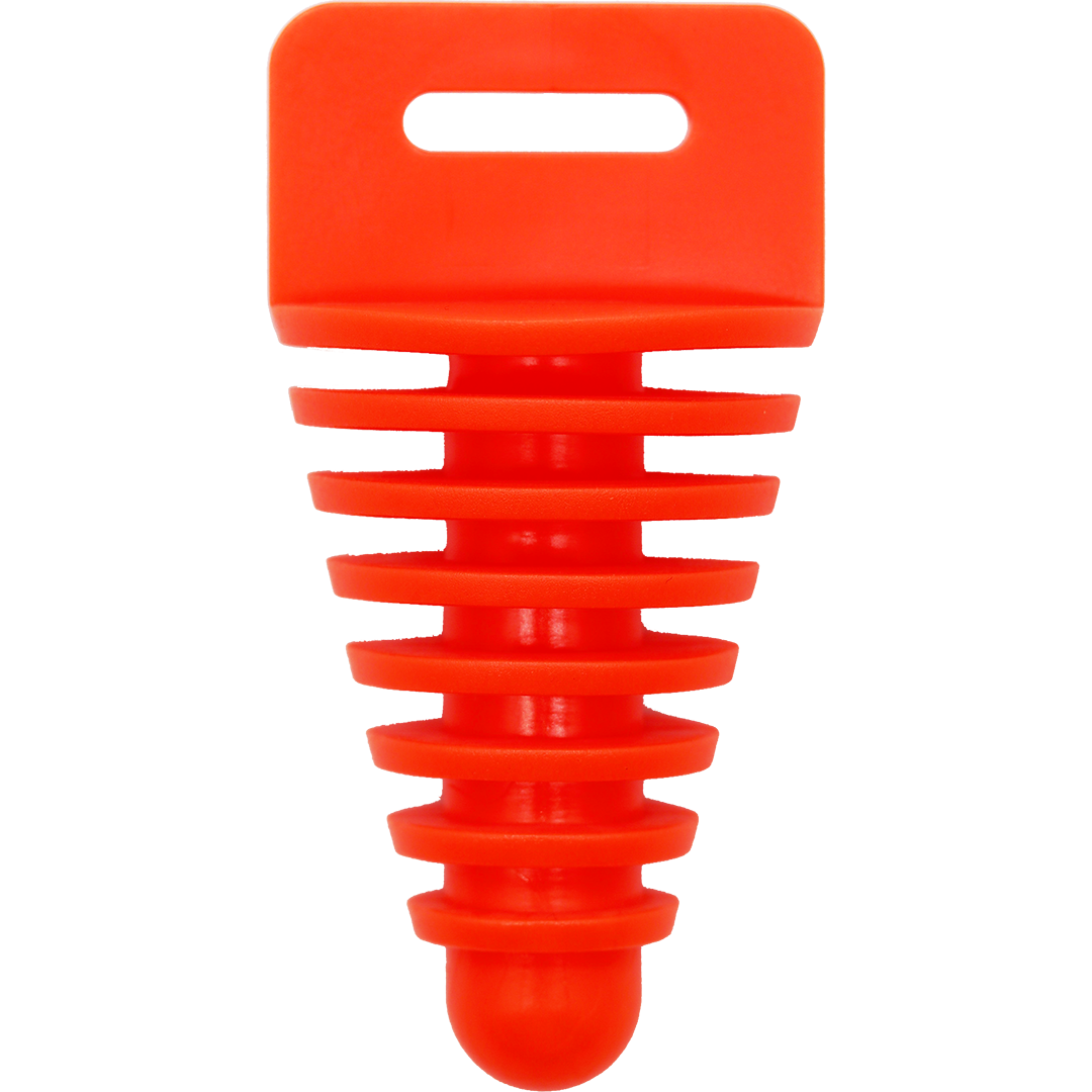 EXP6 - EXHAUST PLUG MIDSIZE ORANGE