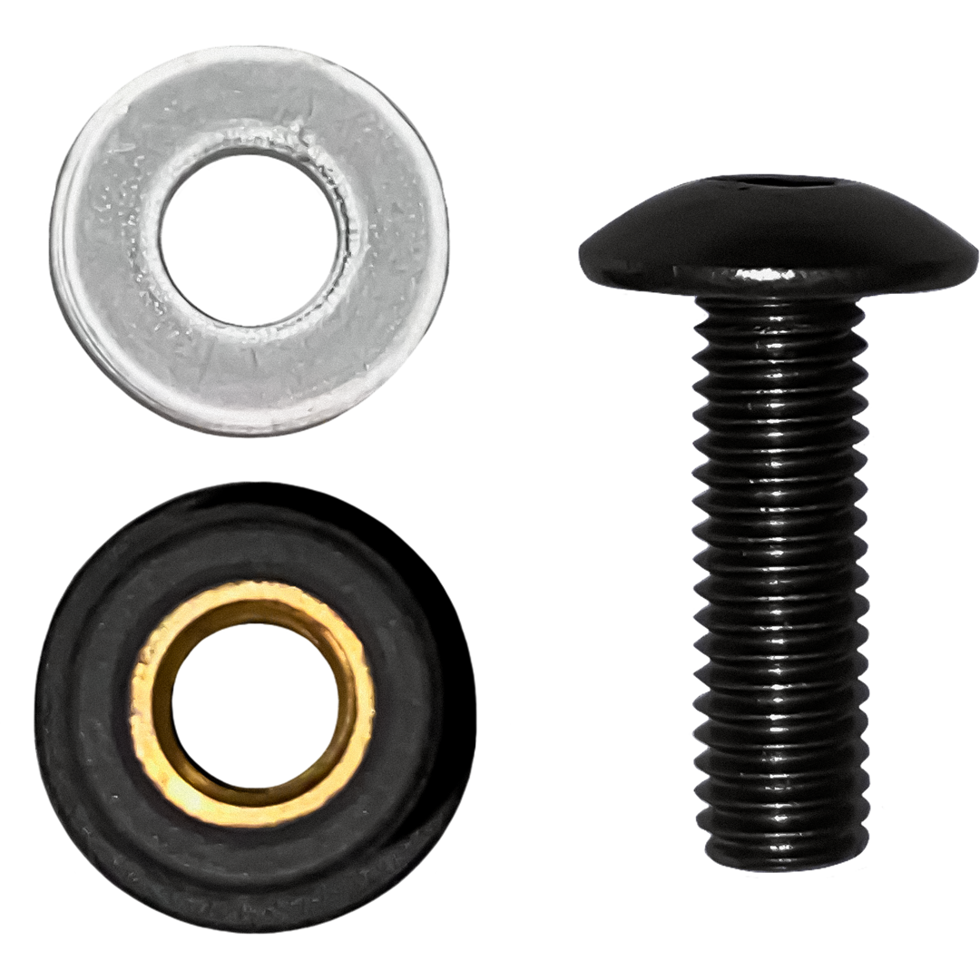 FBS2B - FAIRING SCREW KIT KAWASAKI BLACK