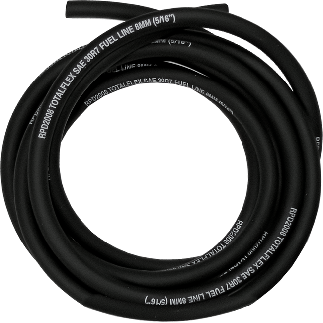 FL10 - 5/16" 8MM REINFORCED FUEL LINE BLK (5M) Hover Image