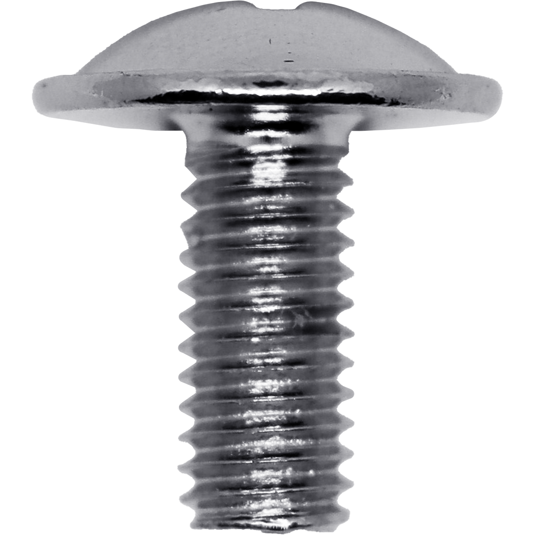 FSK4 - KAWA 6 x 14  F/SCREW CHROME (10/CARD)