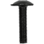 FSK9 - KAWA 6 x 25 F/SCREW BLACK (10/CARD)