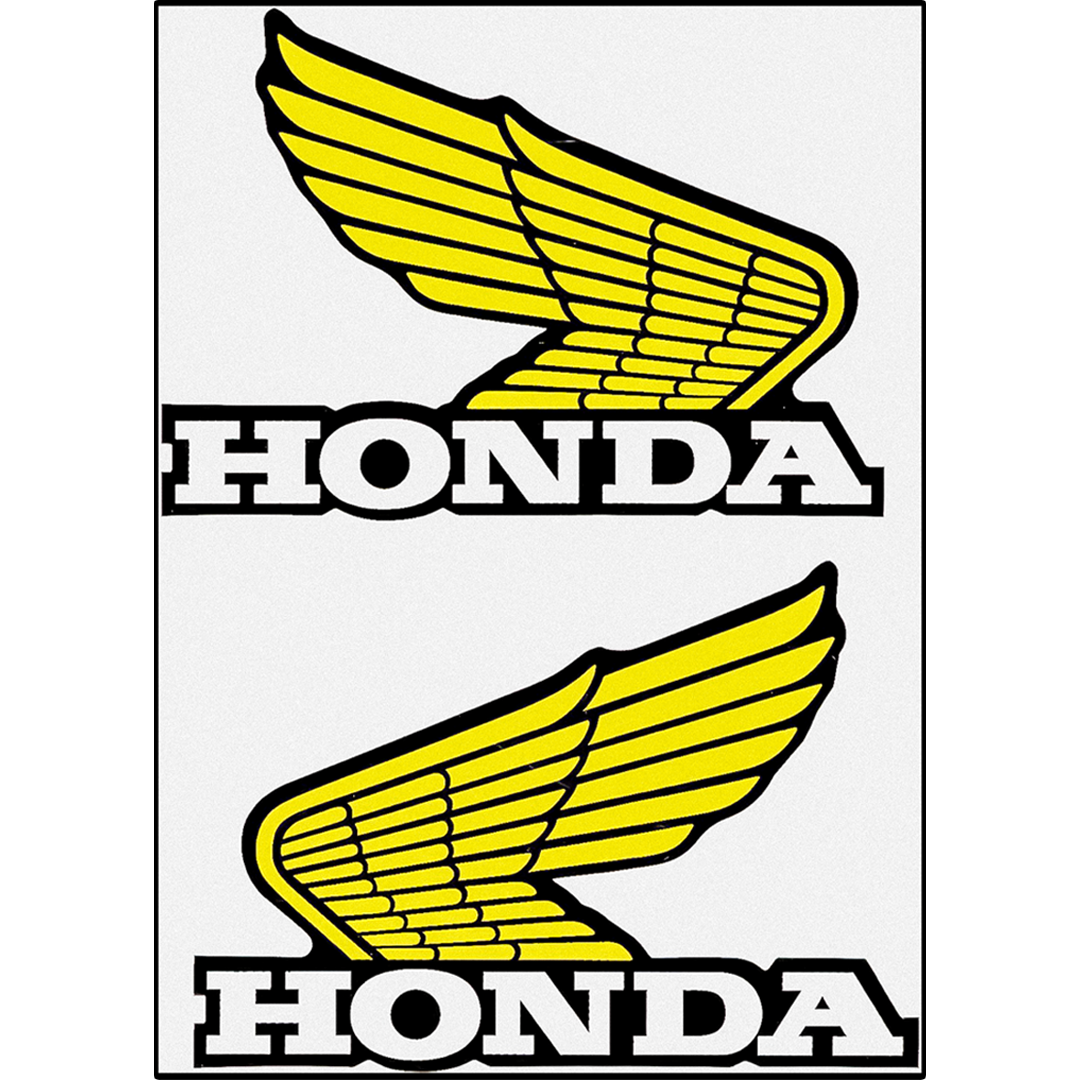 H4 - SMALL HONDA WING STICKERS