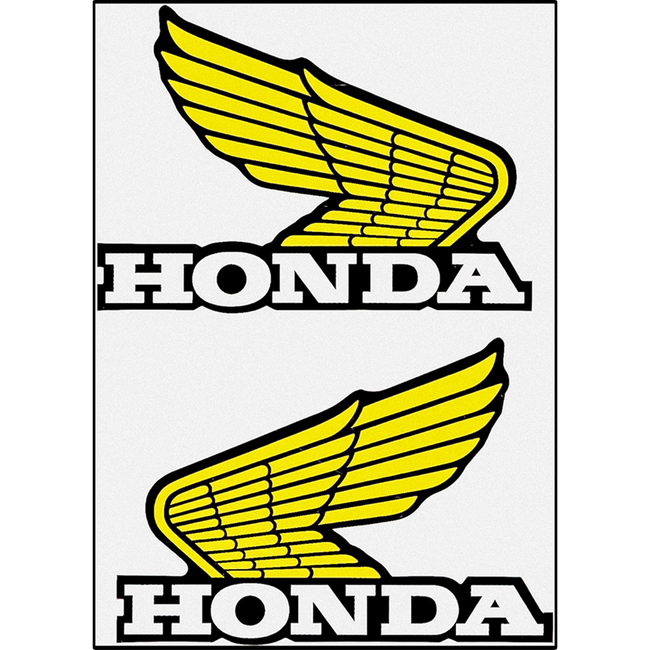 H4 - SMALL HONDA WING STICKERS Hover Image