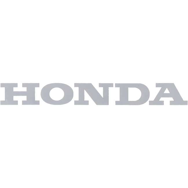H88S - SMALL HONDA STICKER SILVER (10/BAG) Hover Image