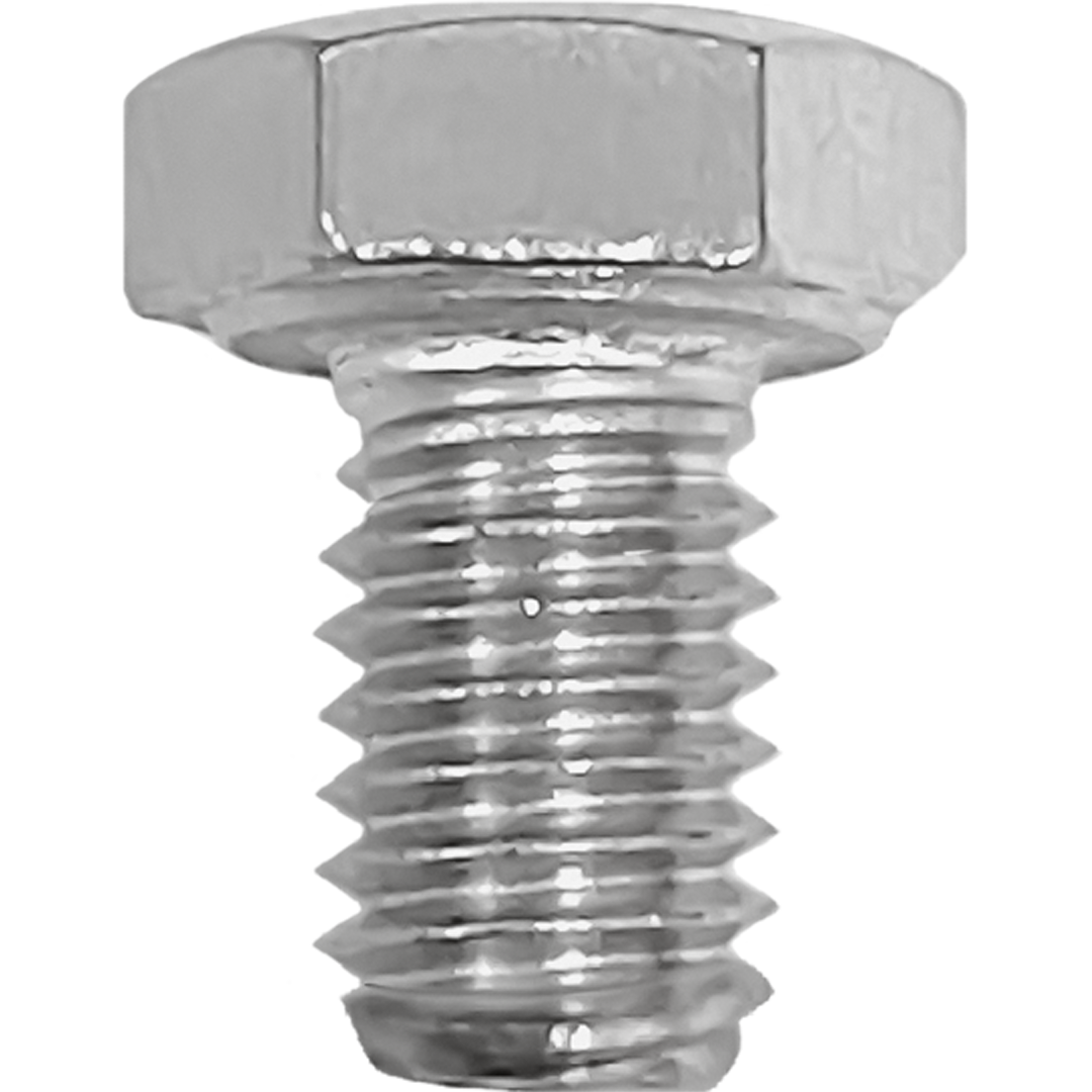 HBS610 - HEX BOLT STAINLESS STEEL 6MM X 10MM (25/BAG)
