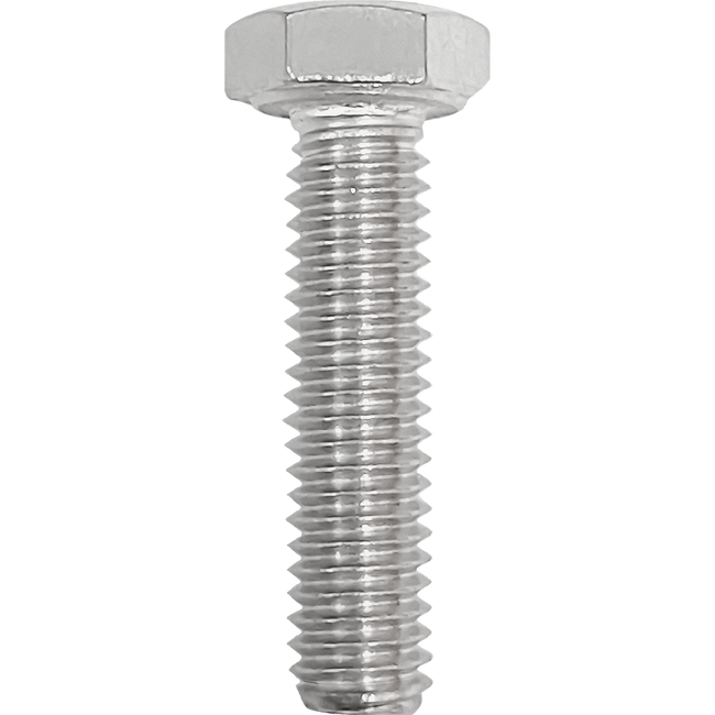 HBS625 - HEX BOLT STAINLESS STEEL 6MM X 25MM (25/BAG) Hover Image