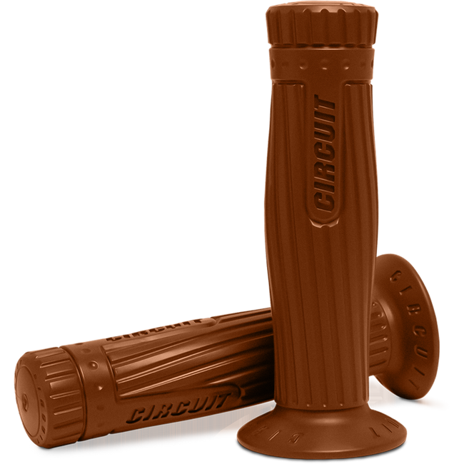 HGC10BR - CIRCUIT CAFE RACER GRIP BROWN Hover Image
