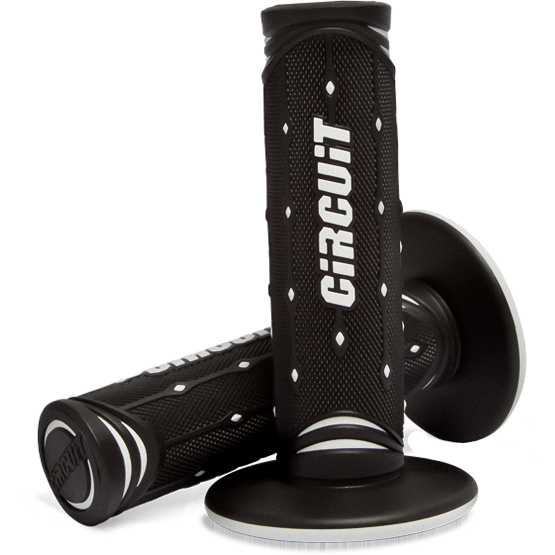 HGC12W - CIRCUIT JUPITER RACING GRIP BLACK/WHITE