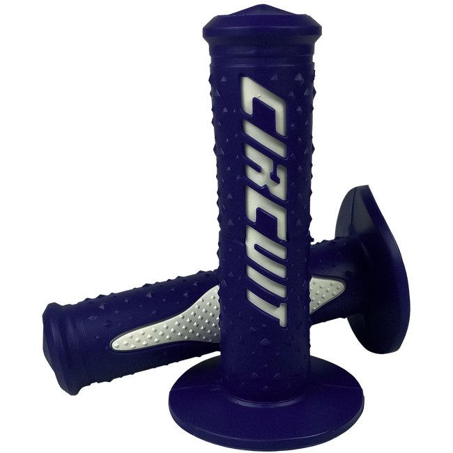 HGC14BLW - CIRCUIT ELECTRA RACE GRIP BLUE/WHITE Hover Image