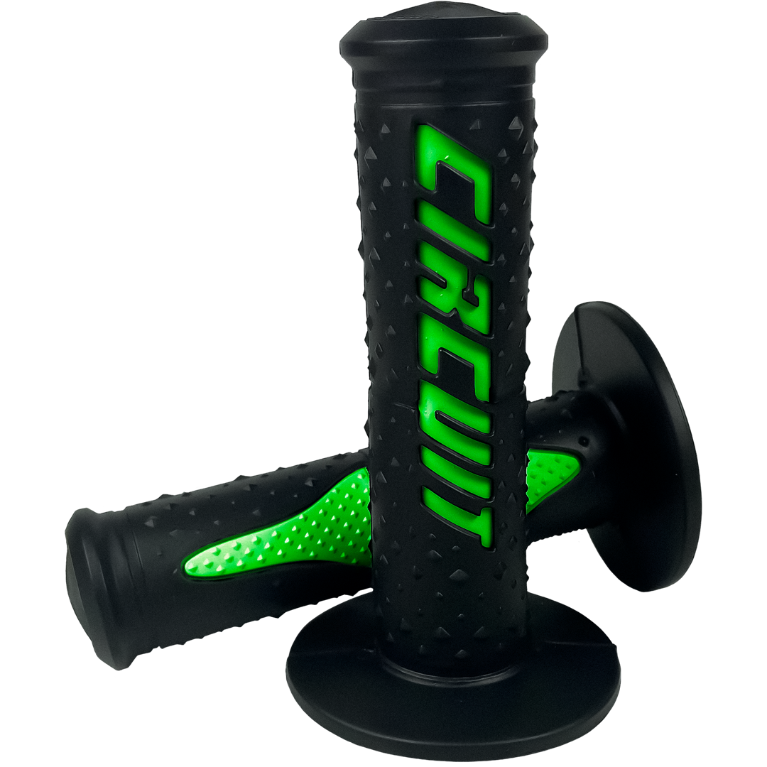HGC14GR - CIRCUIT ELECTRA RACE GRIP BLK/GREEN