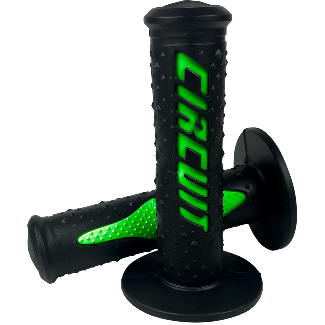 HGC14GR - CIRCUIT ELECTRA RACE GRIP BLK/GREEN Hover Image