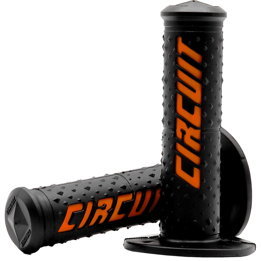 HGC14O - CIRCUIT ELECTRA RACE GRIP BLK/ORANGE