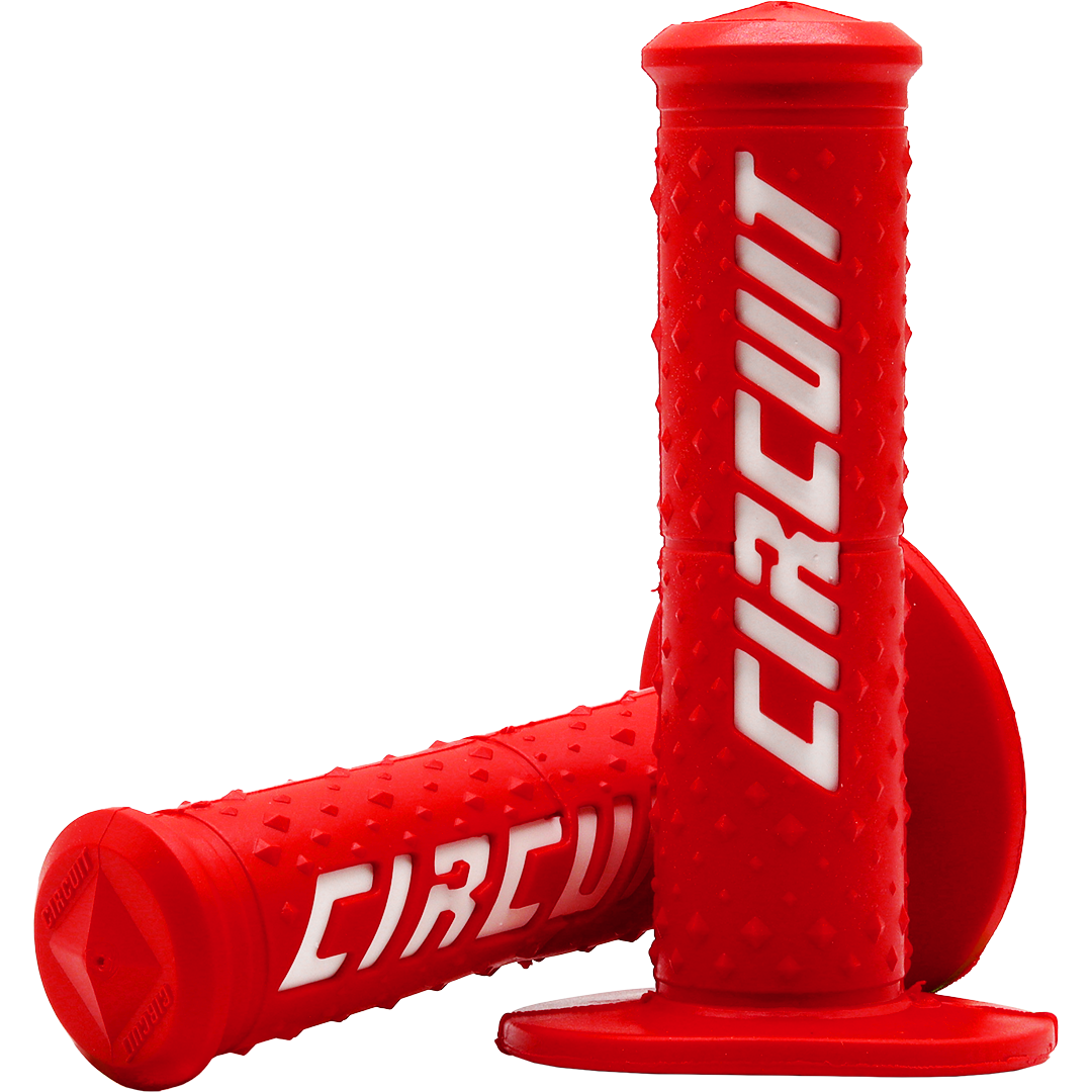 HGC14RW - CIRCUIT ELECTRA RACE GRIP RED/WHITE
