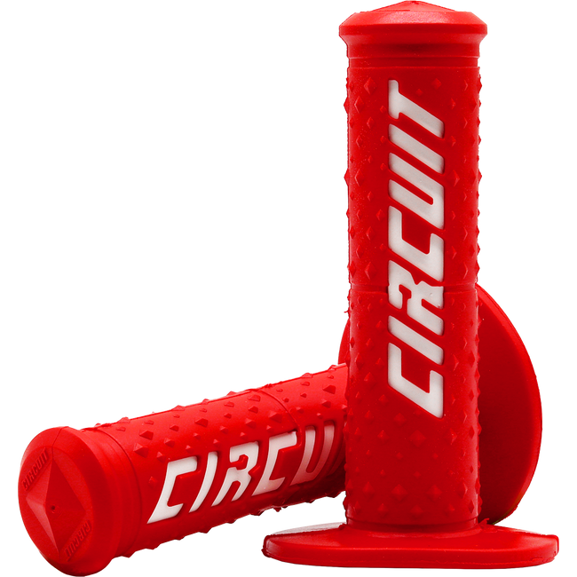 HGC14RW - CIRCUIT ELECTRA RACE GRIP RED/WHITE Hover Image