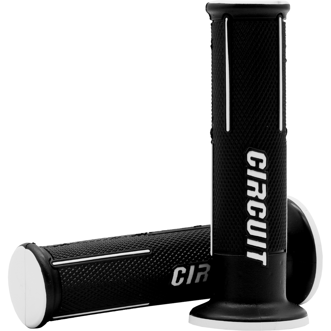 HGC16W - CIRCUIT SPEED RACE GRIP CLOSED BLK/WHITE