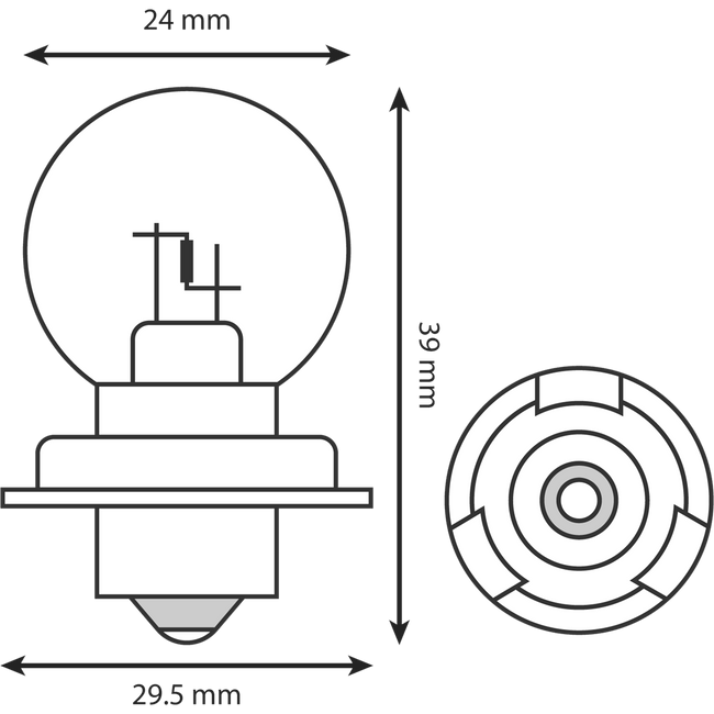 HL409 - YAMAHA JOG 12V 15W H/LIGHT BULB (10/BOX) Hover Image