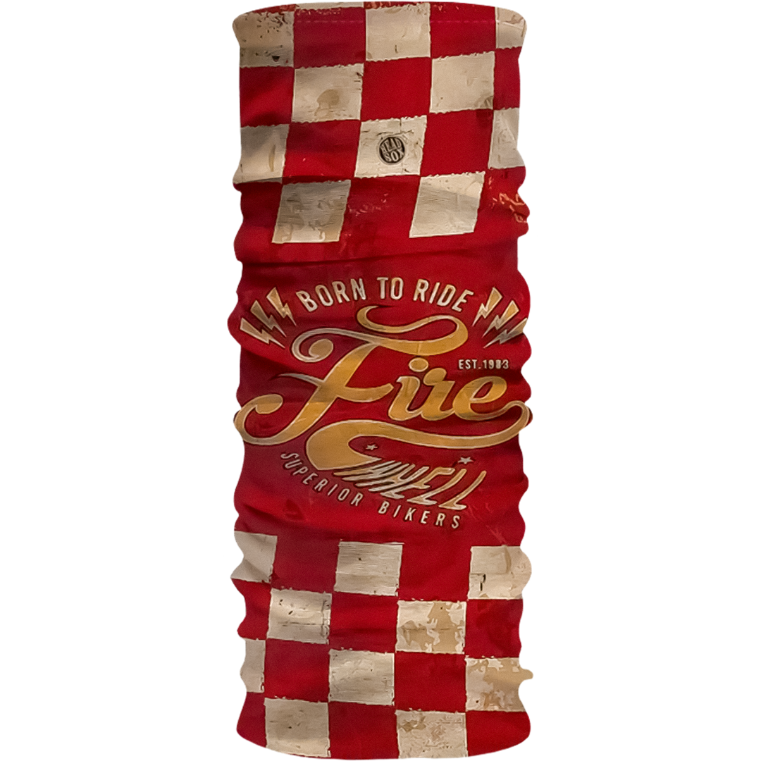 HSX2 - HEADSOX BORN TO RIDE RED