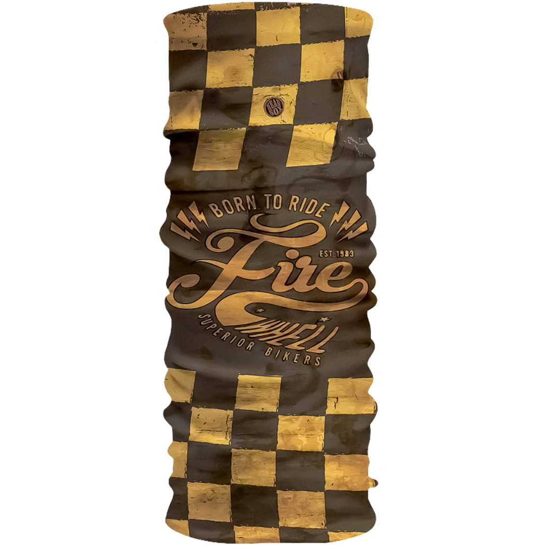 HSX3 - HEADSOX BORN TO RIDE GOLD