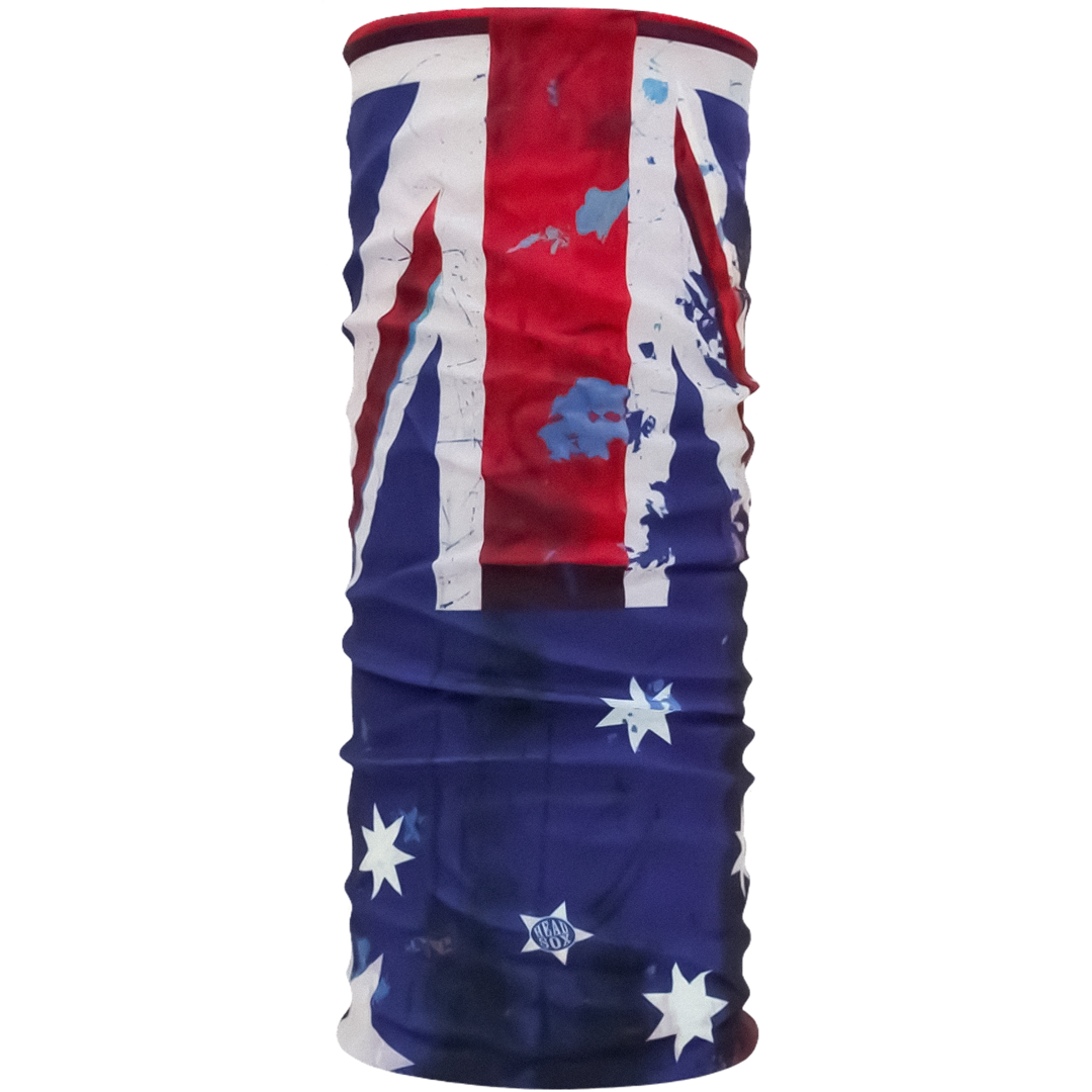 HSX6 - HEADSOX DISTRESSED AUSTRALIAN FLAG