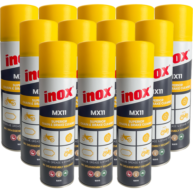 INOX11 - MX11 CHAIN/BRAKE CLEAN 500G (12/CTN) Hover Image