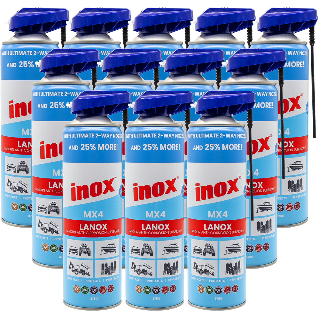 INOX4TW - MX4 LANOX LUBE TWO WAY STRAW 375G (12/CTN)