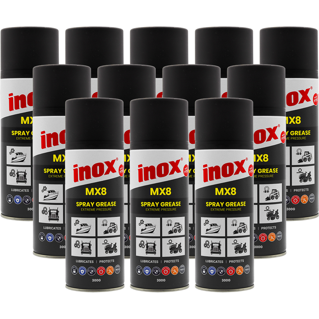 INOX8 - MX8 PTFE GREASE AEROSOL 300G (12/CTN) Hover Image