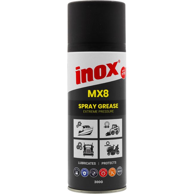 INOX8A - MX8 PTFE GREASE AEROSOL 300G Hover Image