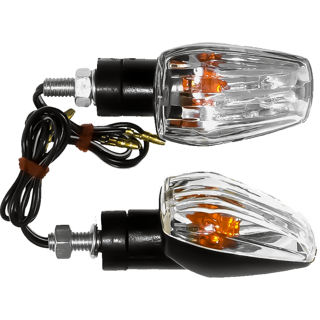 IU49LH - CUBIC MINI IND. CLR LENS AMBER BULB L/H