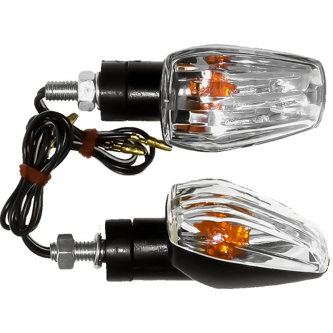IU49LH - CUBIC MINI IND. CLR LENS AMBER BULB L/H Hover Image