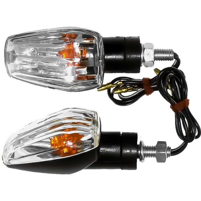 IU49RH - CUBIC MINI IND. CLR LENS AMBER BULB R/H Hover Image