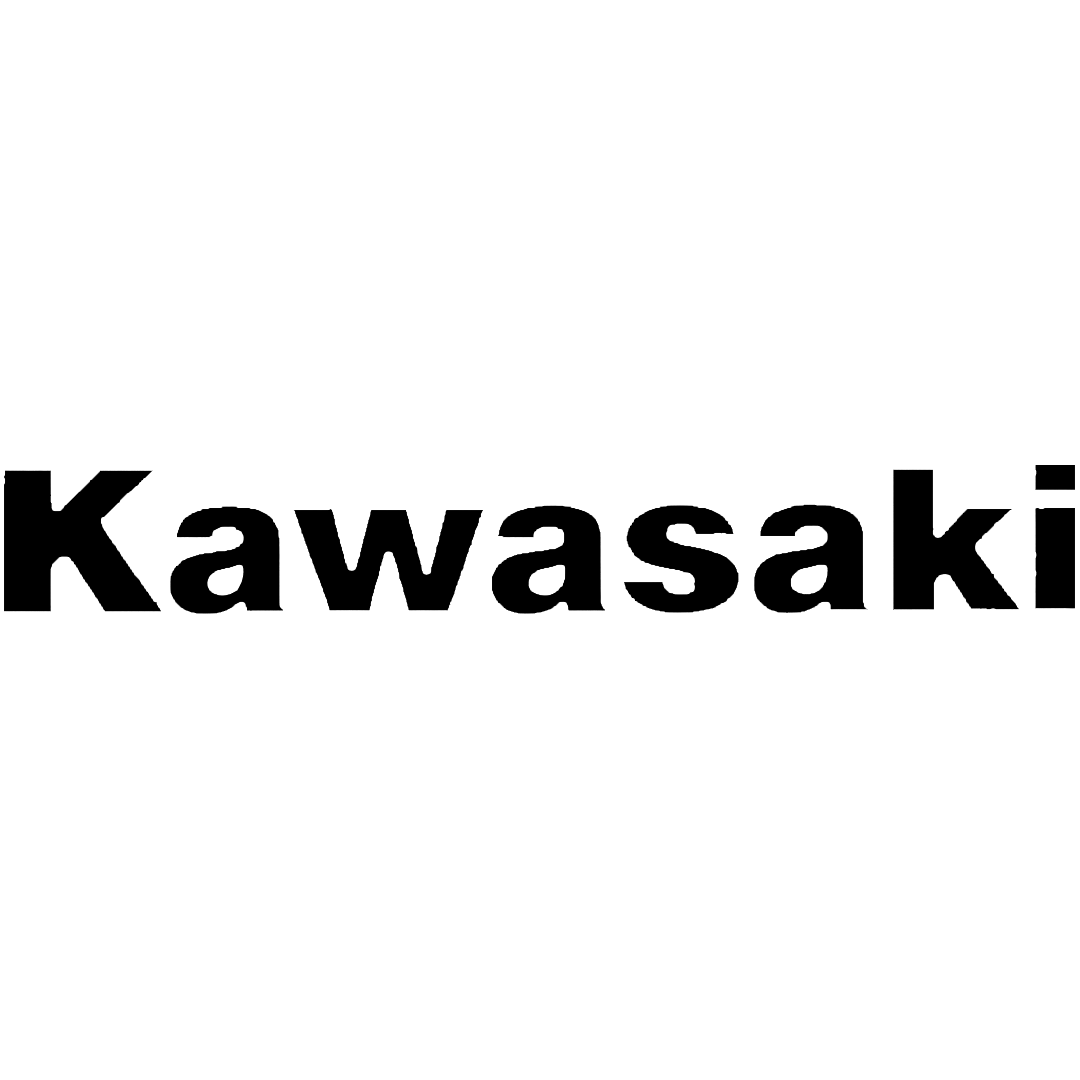 K160B - KAWASAKI STICKER BLK (10/BAG)