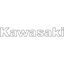 K160W - KAWASAKI STICKER WHITE (10/BAG)